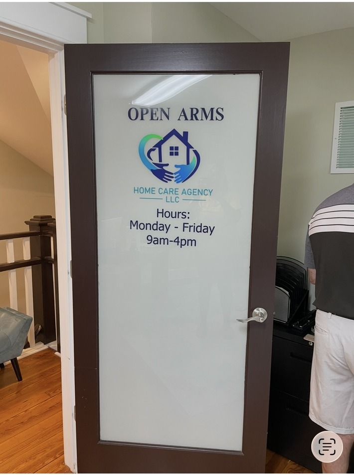 Open Arms Home Care Agency office entrance